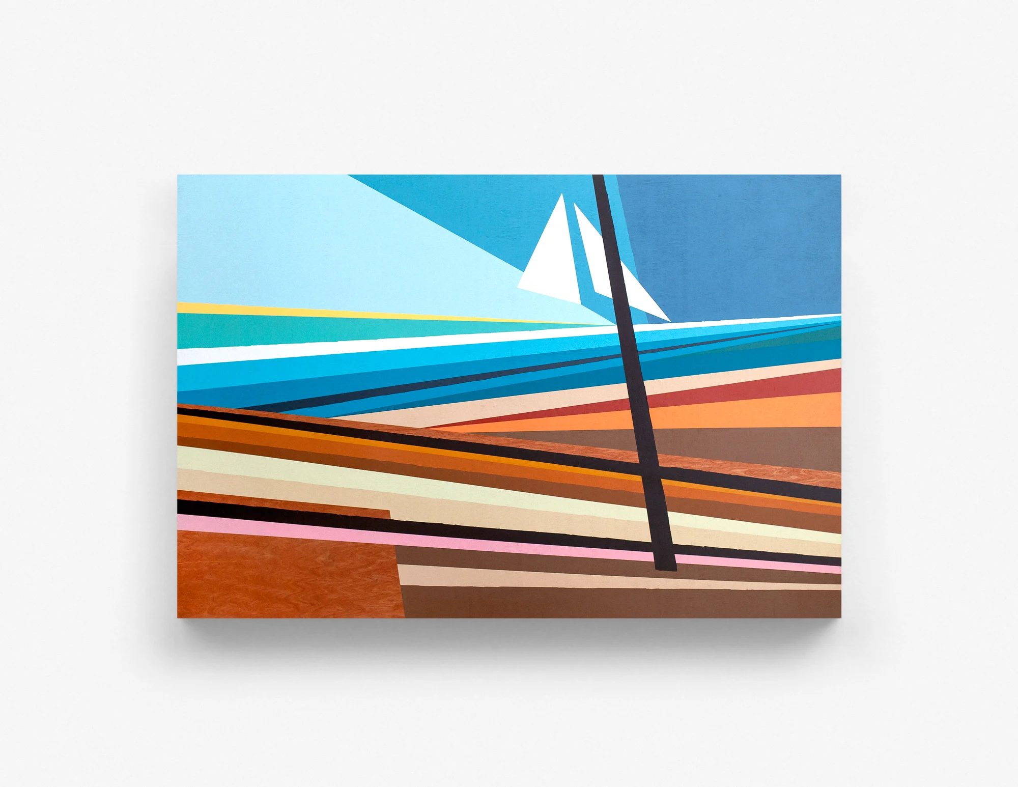 Untitled, 2013 Spray paint on wood 48 x 60 inches