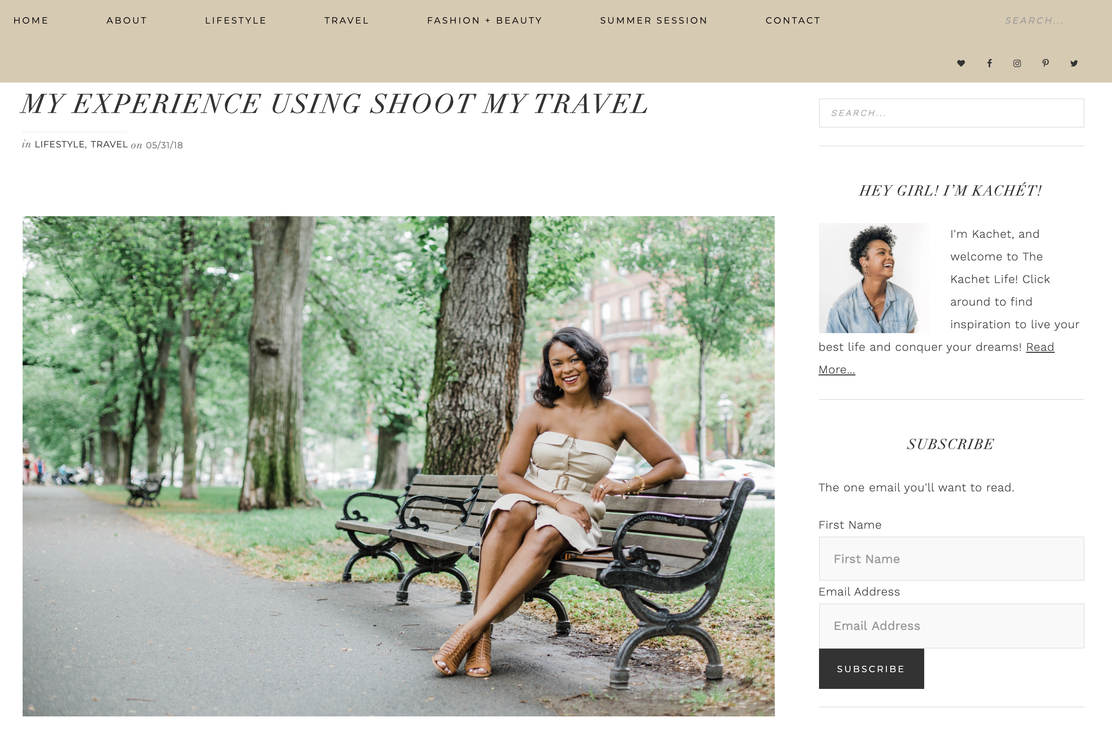 My Experience Using Shoot My Travel