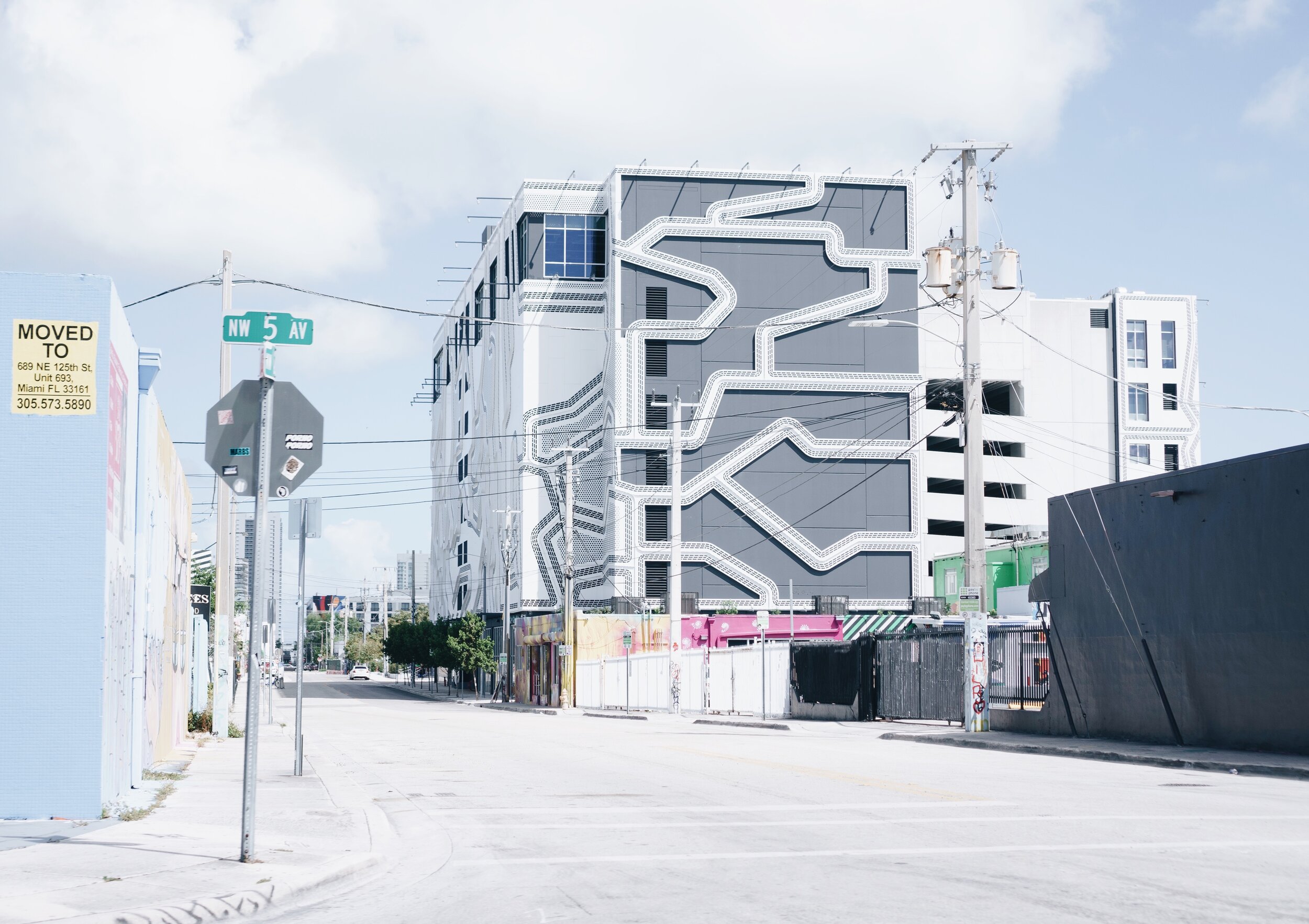 Empty streets of Wynwood. March 22, 2020