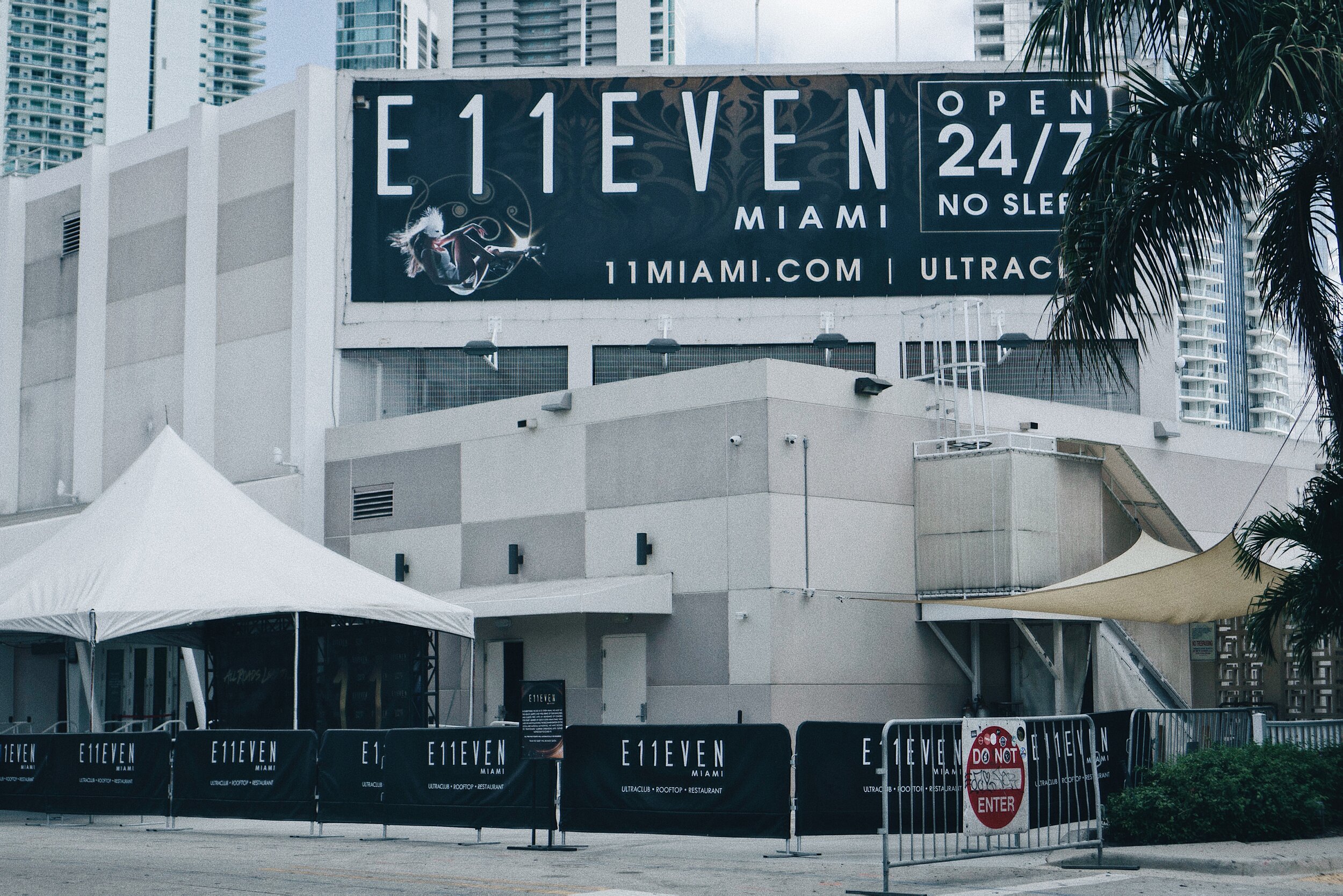 24/7 club closed in Downtown Miami. March 22, 2020