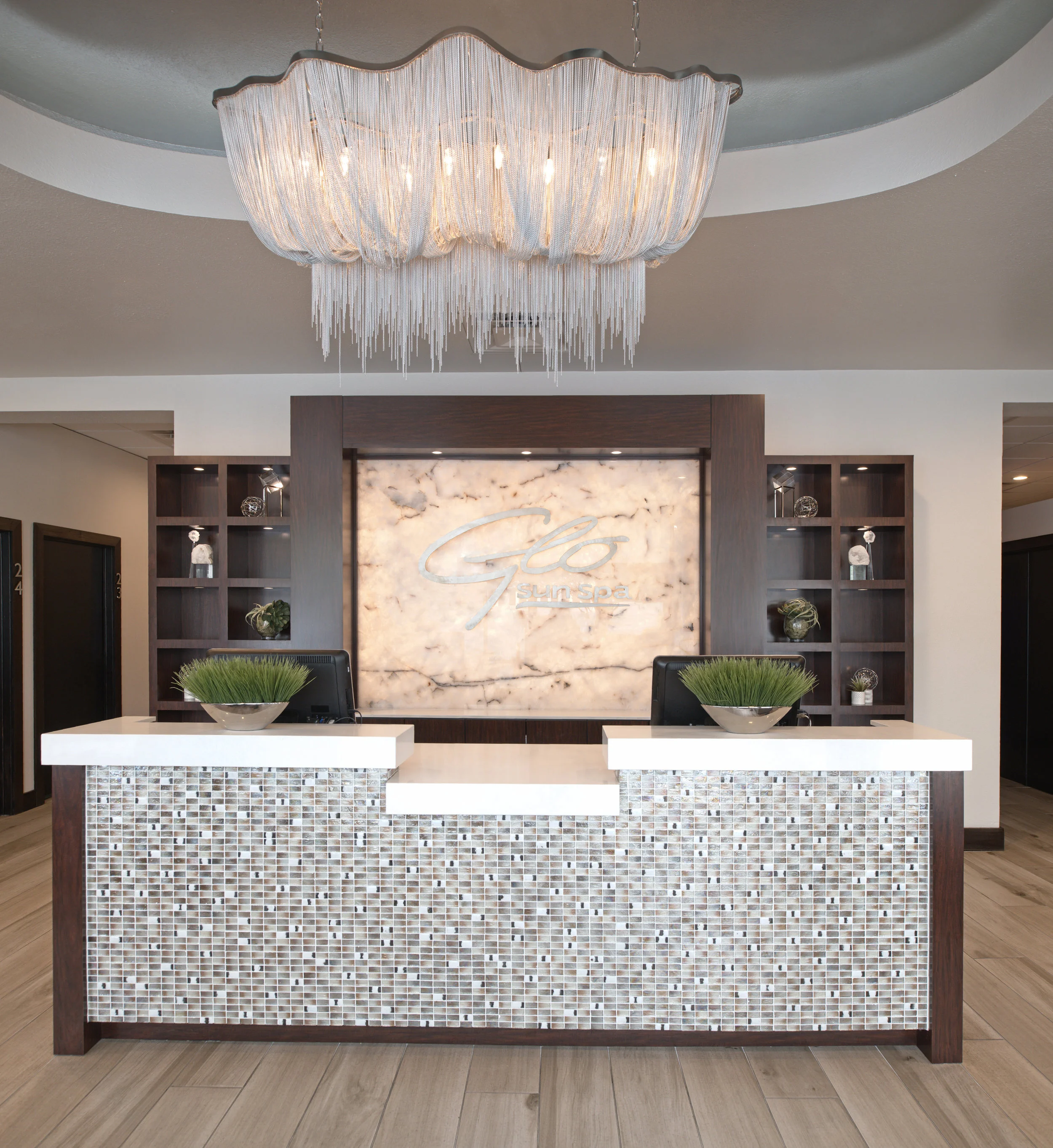 Glo Spa Reception Counter