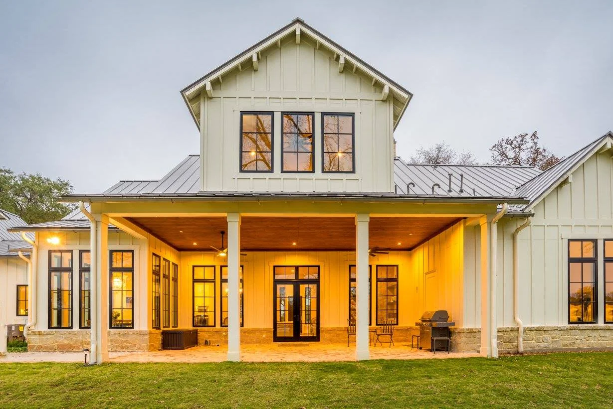 Modern Farmhouse Covered Porch