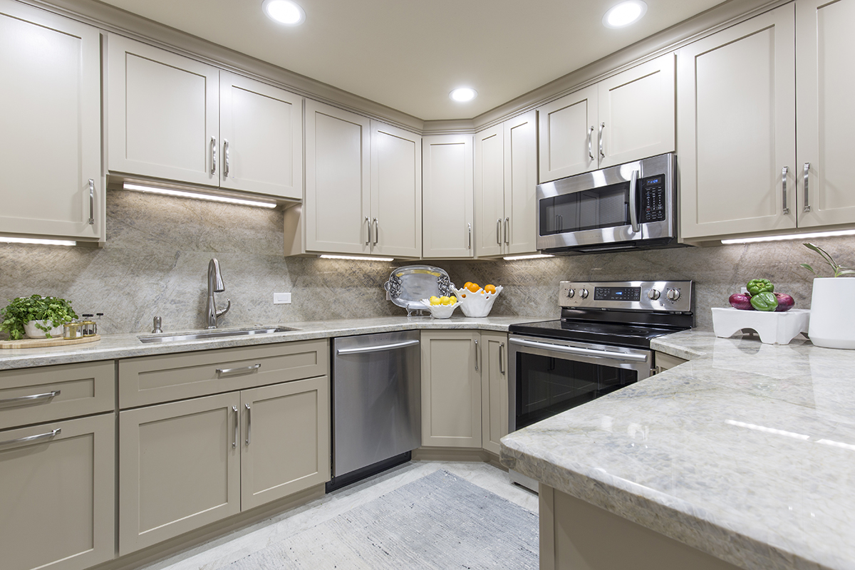 Beachside Condo Kitchen - After