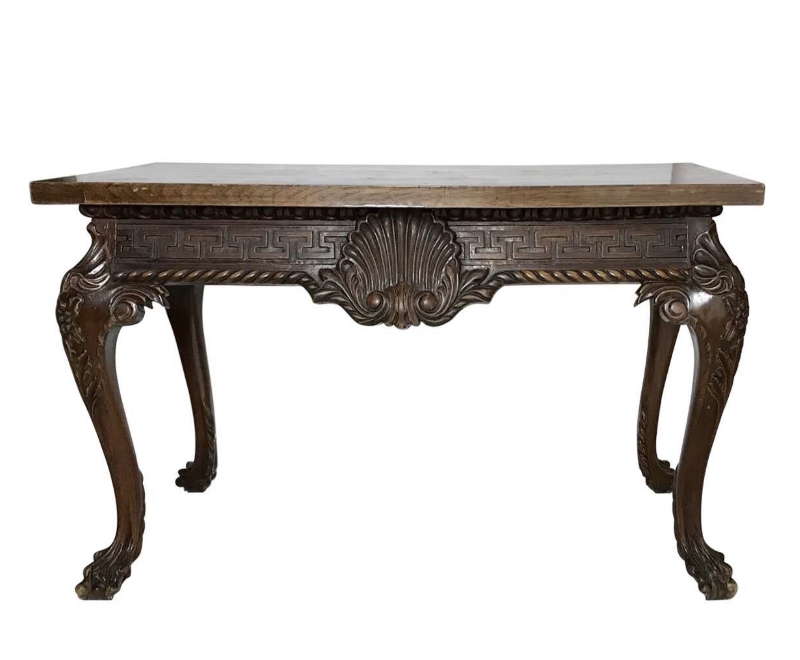 Greek Key frieze on the apron of an 18th century console, Sotheby’s.
