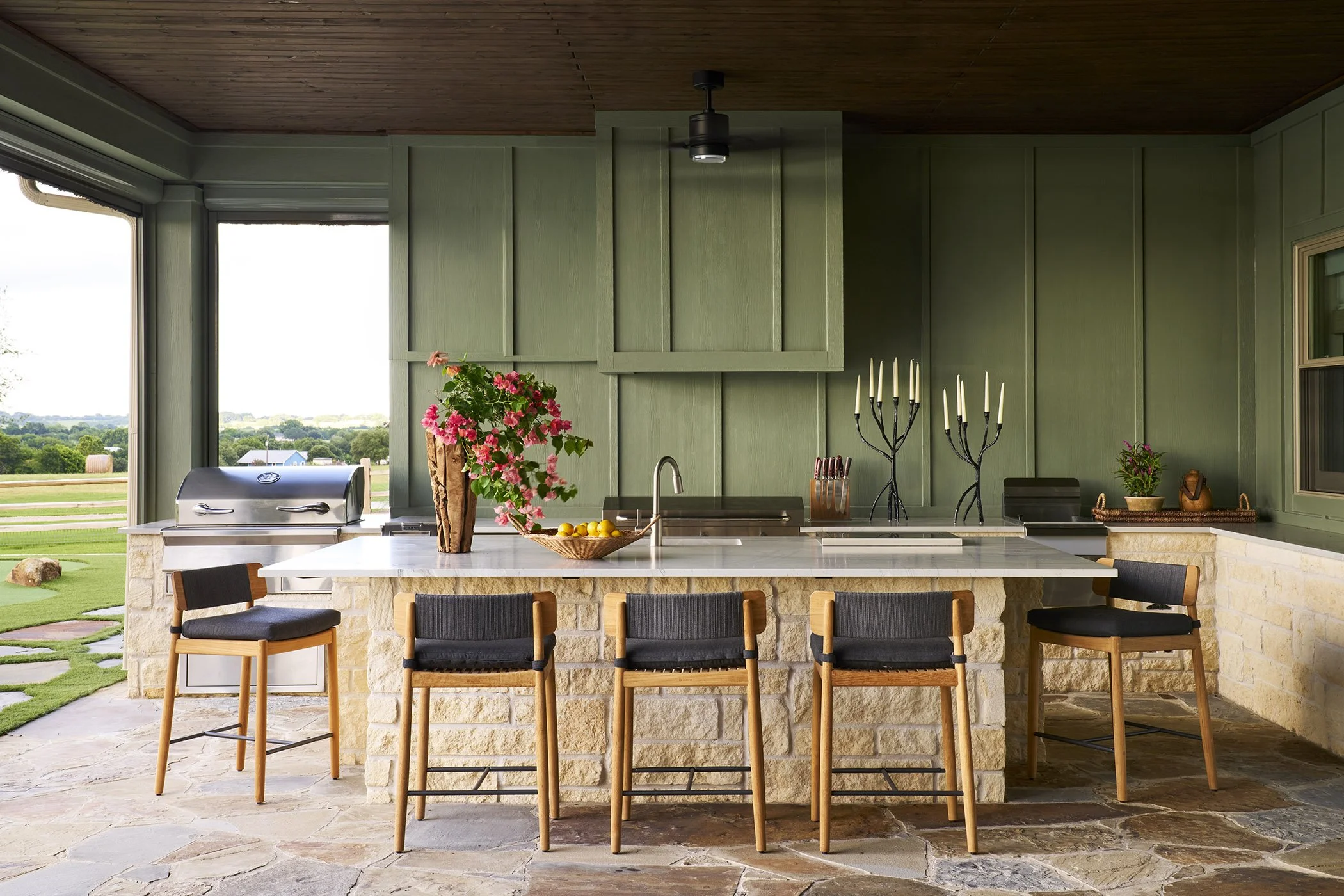 Fastballs Farm Outdoor Kitchen