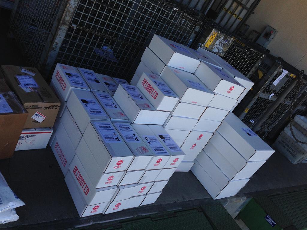 This is just one of many shipments that went out into the world over the duration of fulfillment.