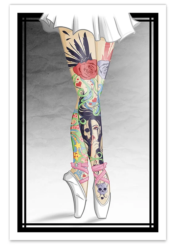 Tatted Ballerina Legs
