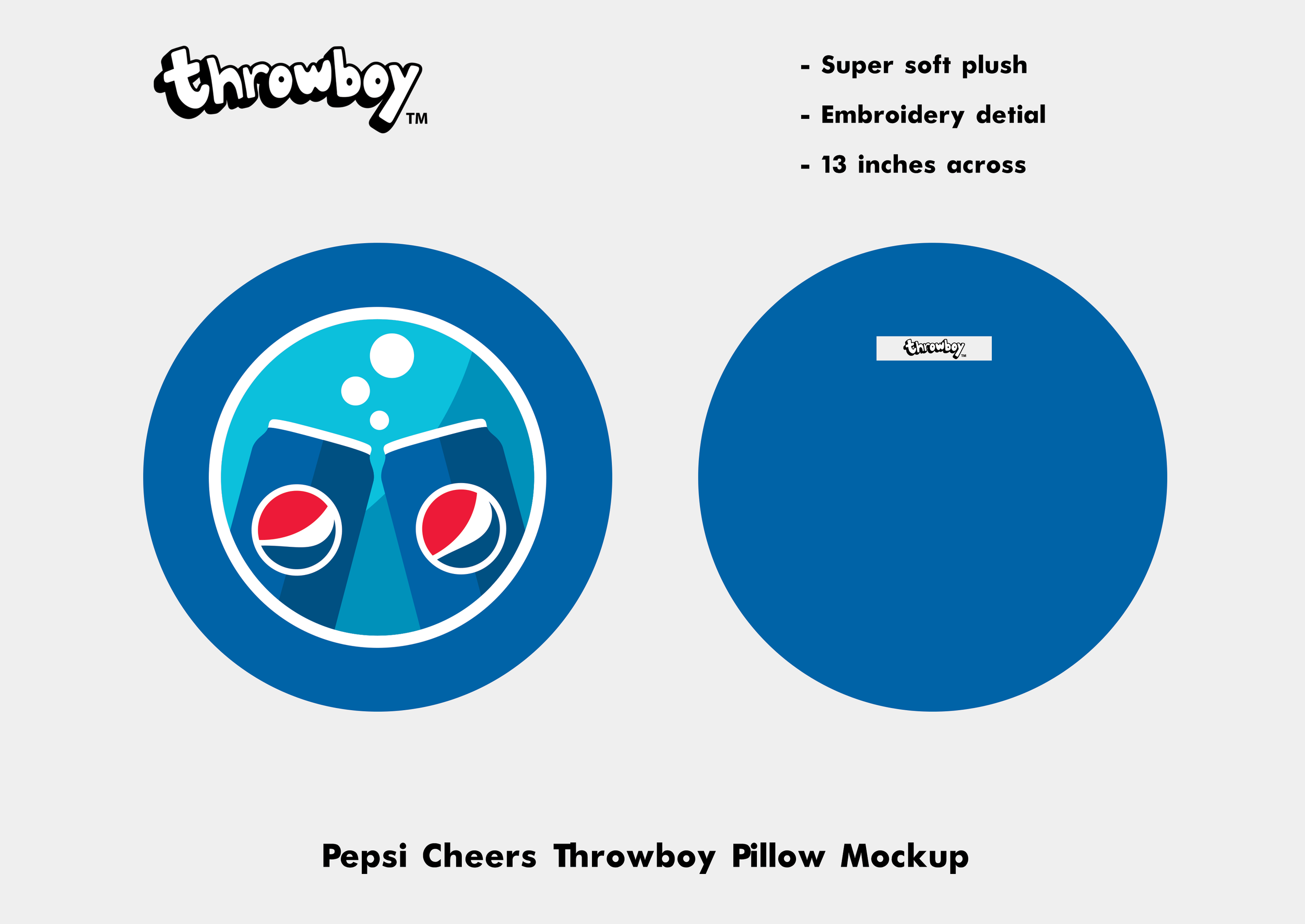 Pepsi Can Pillow Mockup