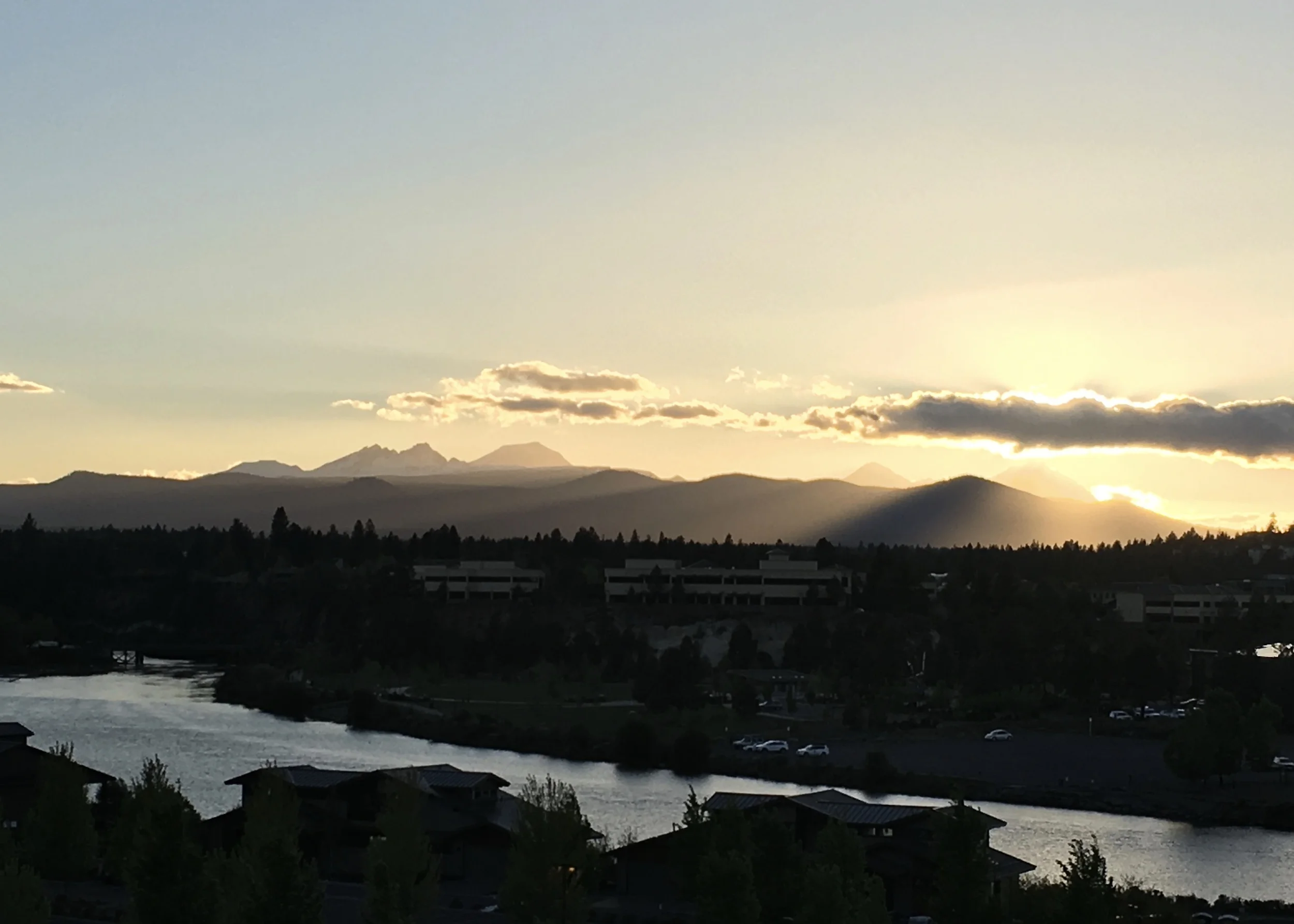 That's some sunset.