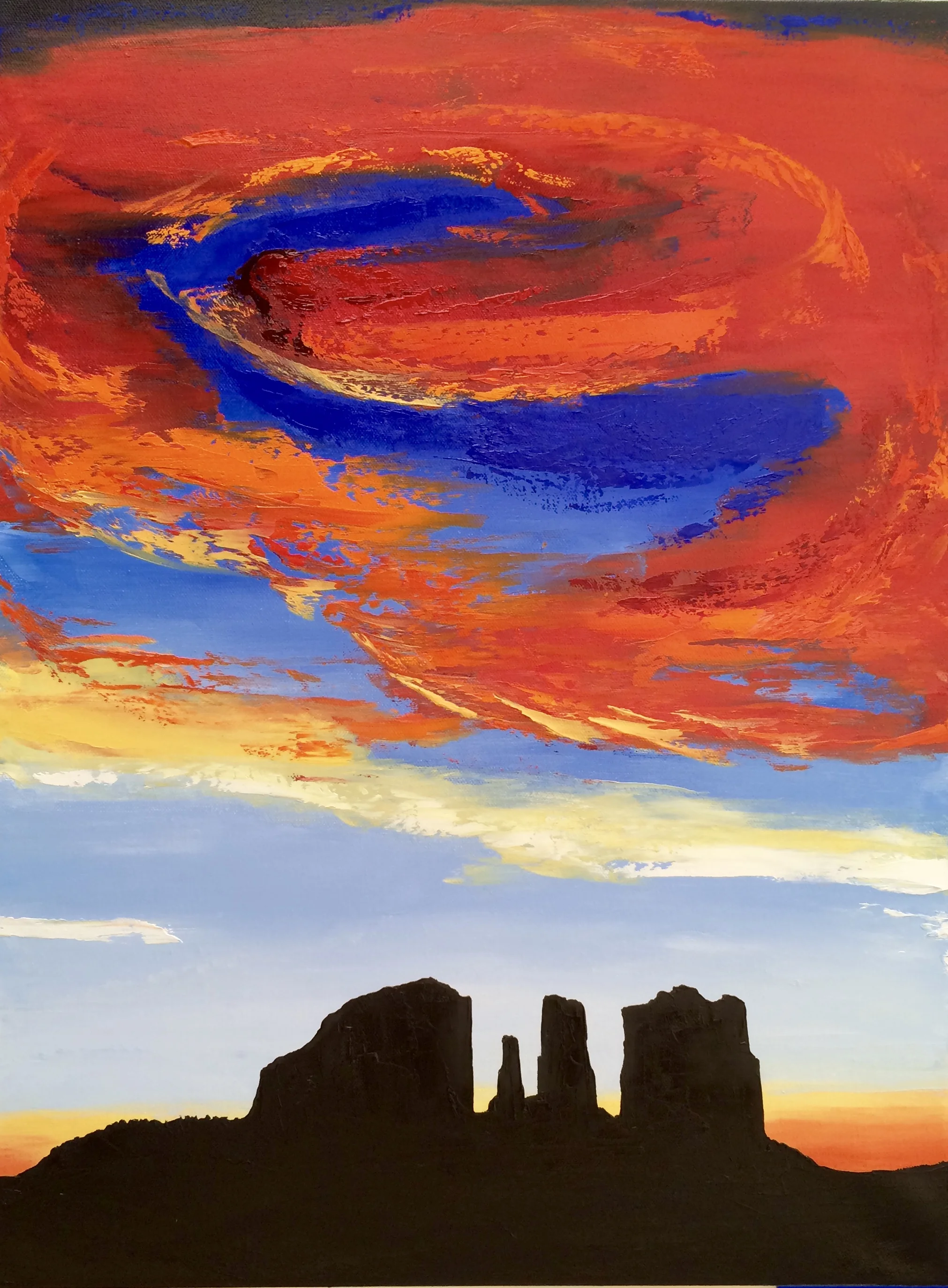 I took this one to the art show. It wasn't popular. It's that one of Sedona.