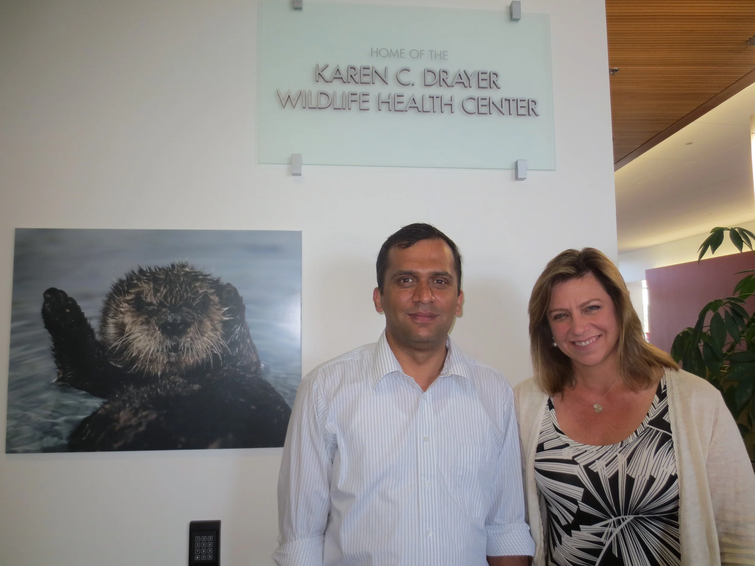 Sarad and Dr. Jonna Mazet, Director of the One Health Institute. 
