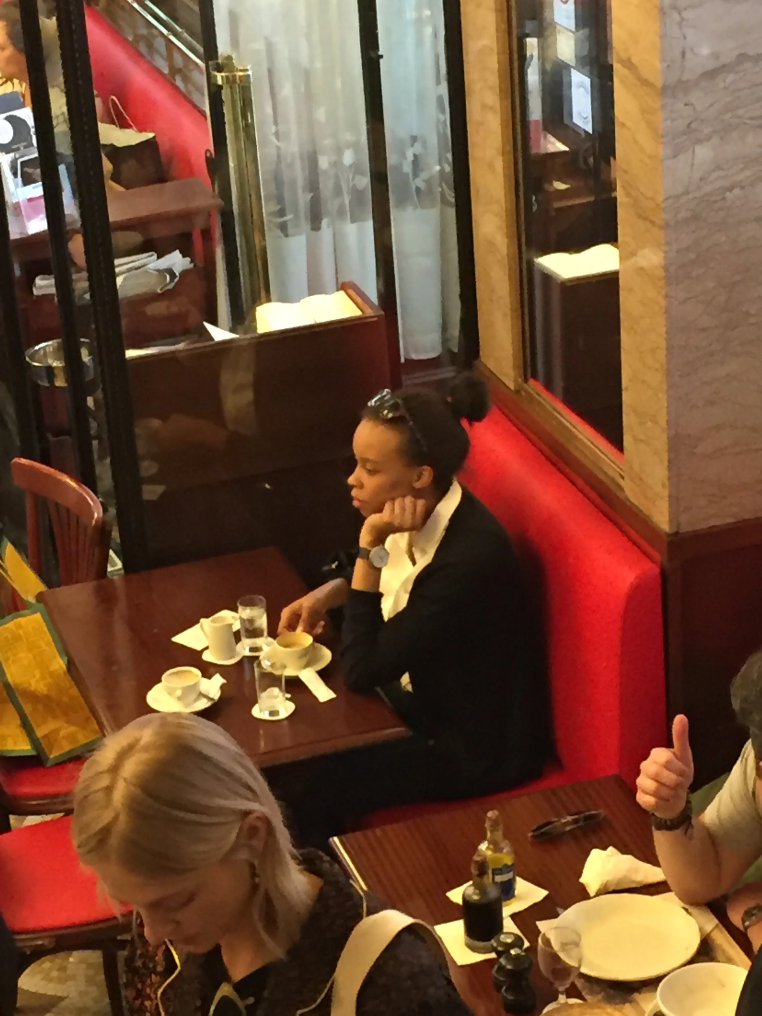 Yours truly at Café de Flore.
