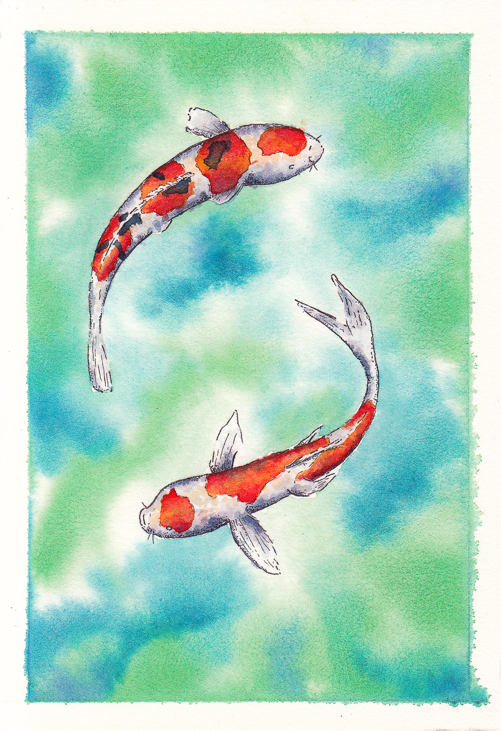 2019-03-24 Two koi.jpg