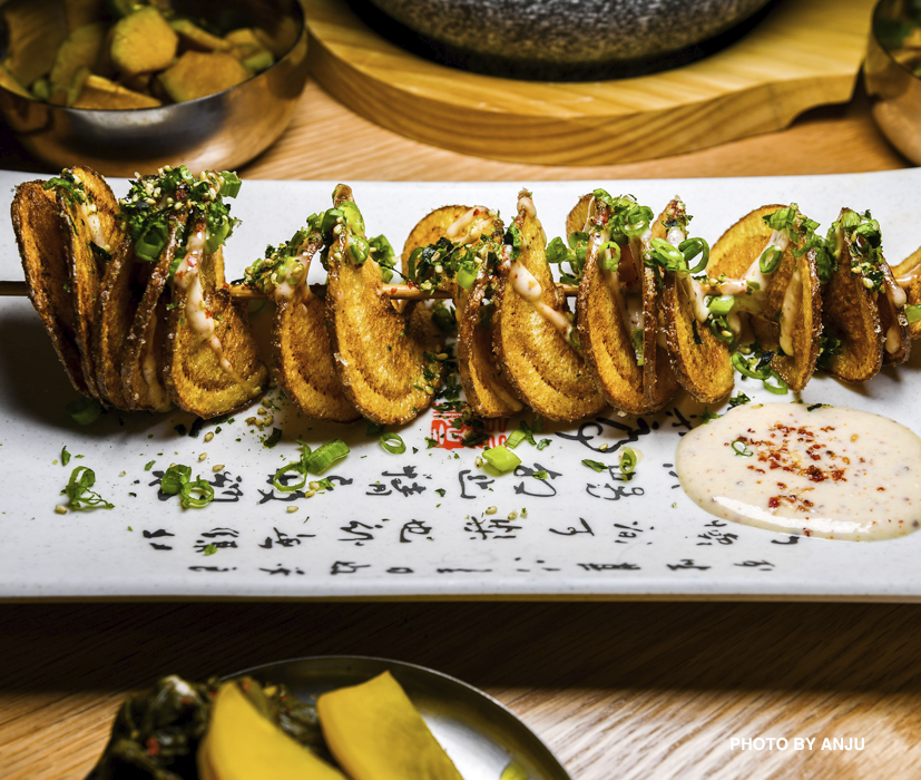 The Tornado Potato has Anju salt blend, furikake and citrus aioli.