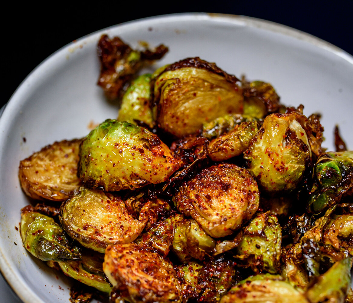 Fried Brussel sprouts