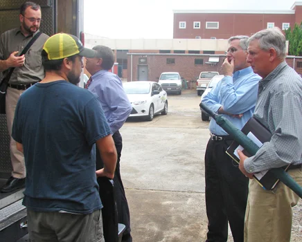 Clemson University: David Thornton, Biodiesel Guru and Master of Bio Systems and Sustainability hosted Polk County Economic and Development members, our school board representative/ superintendent and a group of high school teachers to educate on the potential of bio systems, sunflowers, and sustainability.