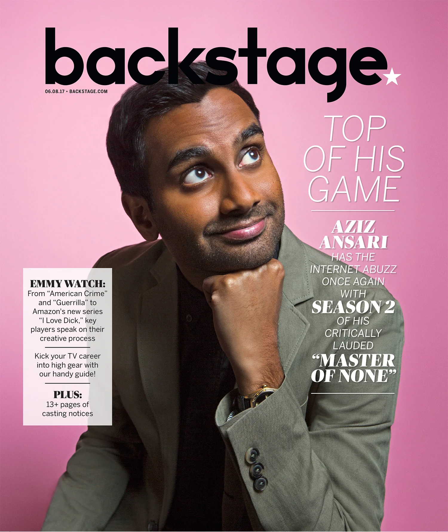 Aziz Ansari shot: EMILY ASSIRAN publication: BACKSTAGE