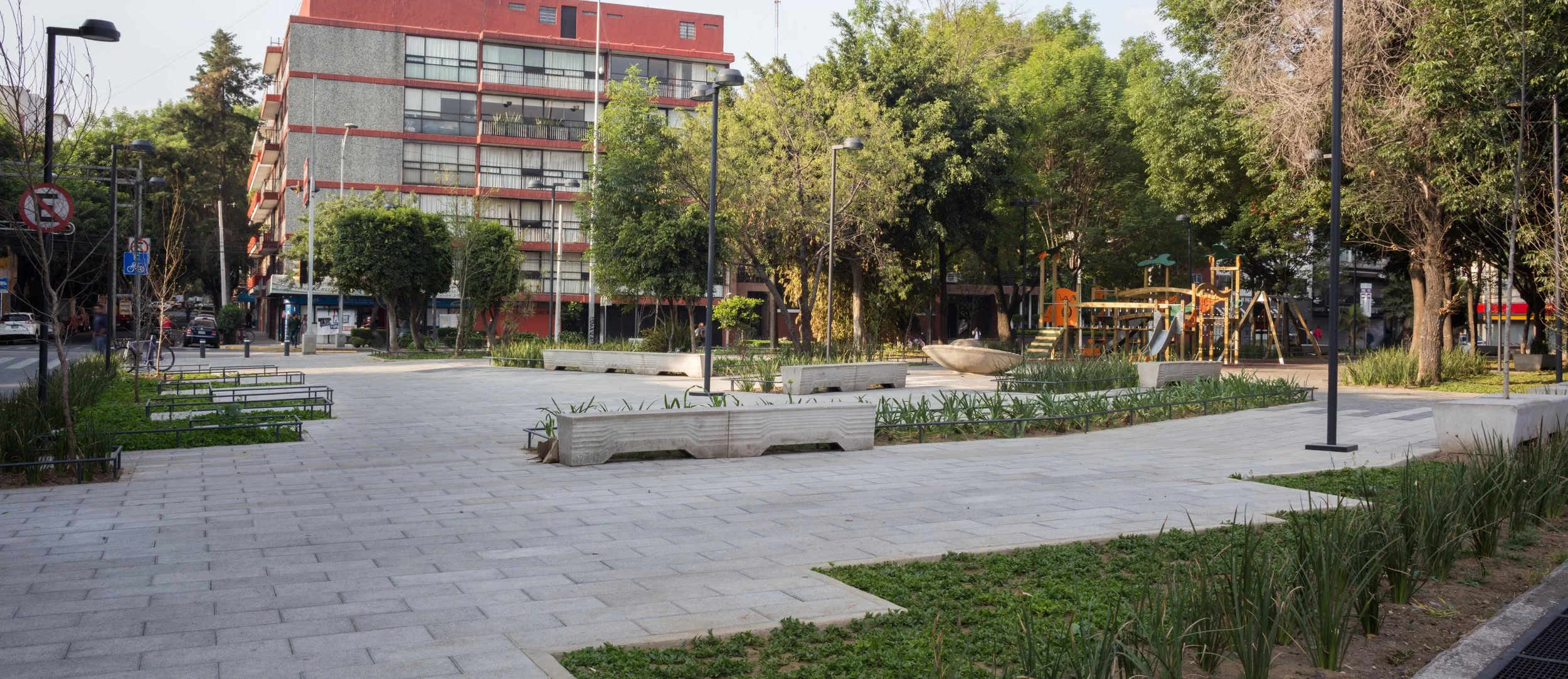 mobiliario urbano de Unidad de Protocolos para AEP CDMX, 2018