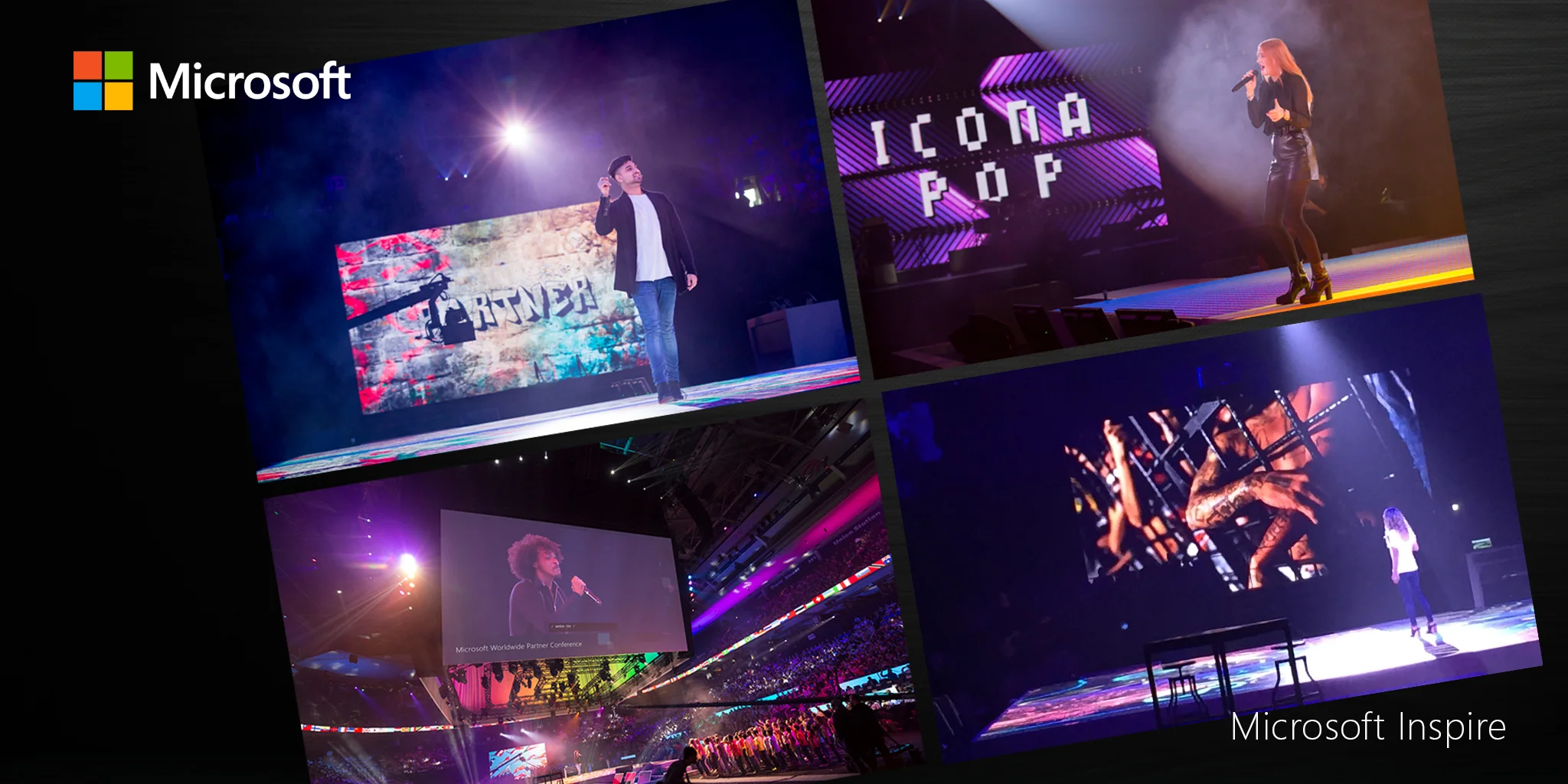  EVENT  Microsoft Inspire  Microsofts biggest Tier 1 event, Inspire, brings their entire network of partners together from around the world under one roof to inform, engage and inspire them with the latest company visions. With our producing partners