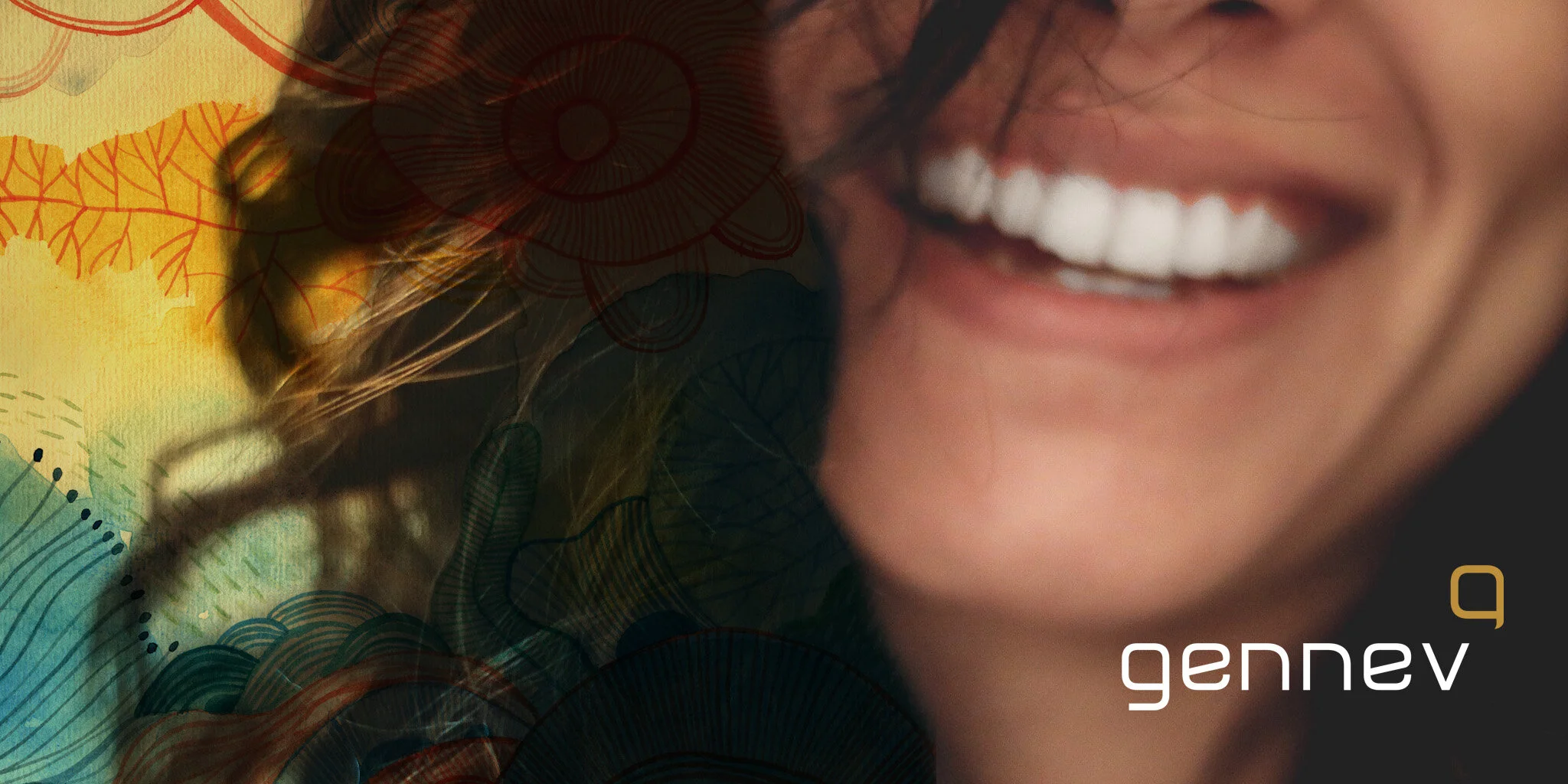  IDENTITY &amp; BRAND  Gennev  As the first online clinic for menopause, Gennev is redefining this women’s category with real dialogue to and between women with access to education, doctors and products. Our identity captured clean modern lines that 