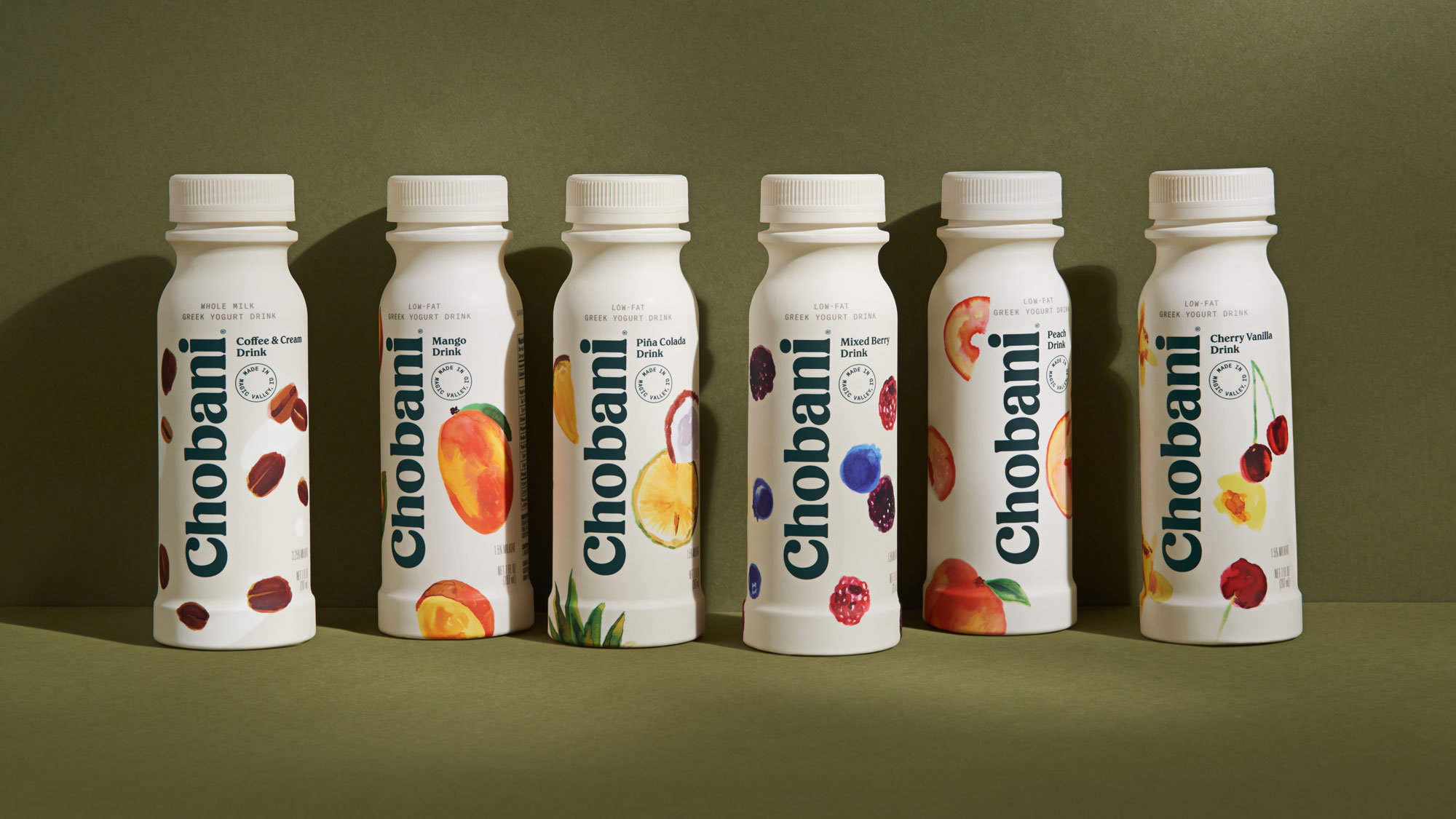 Chobani® Greek drink family