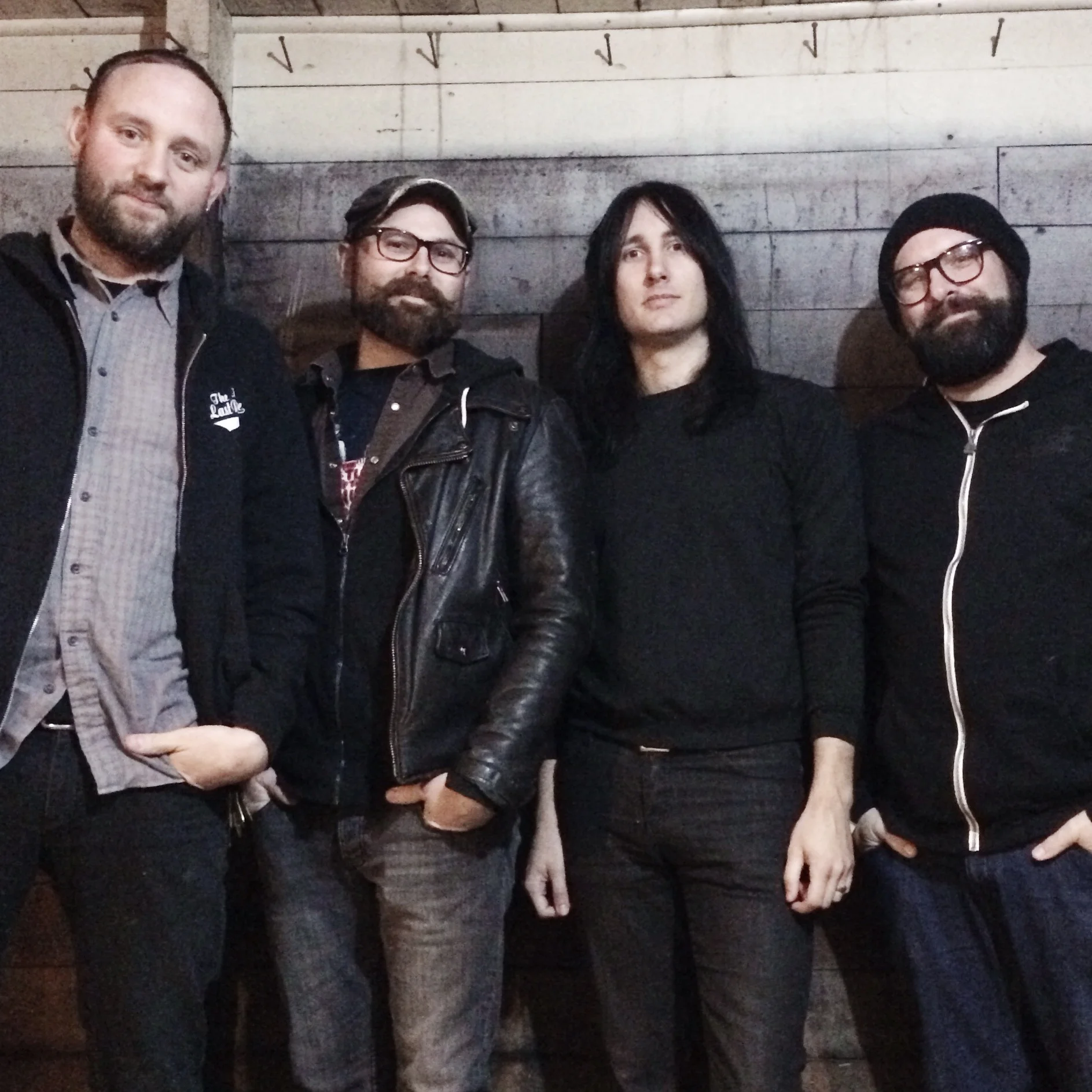 The FM crew with our guest Dustin Heald! From left to right Josh, Dustin, Jef and Brian