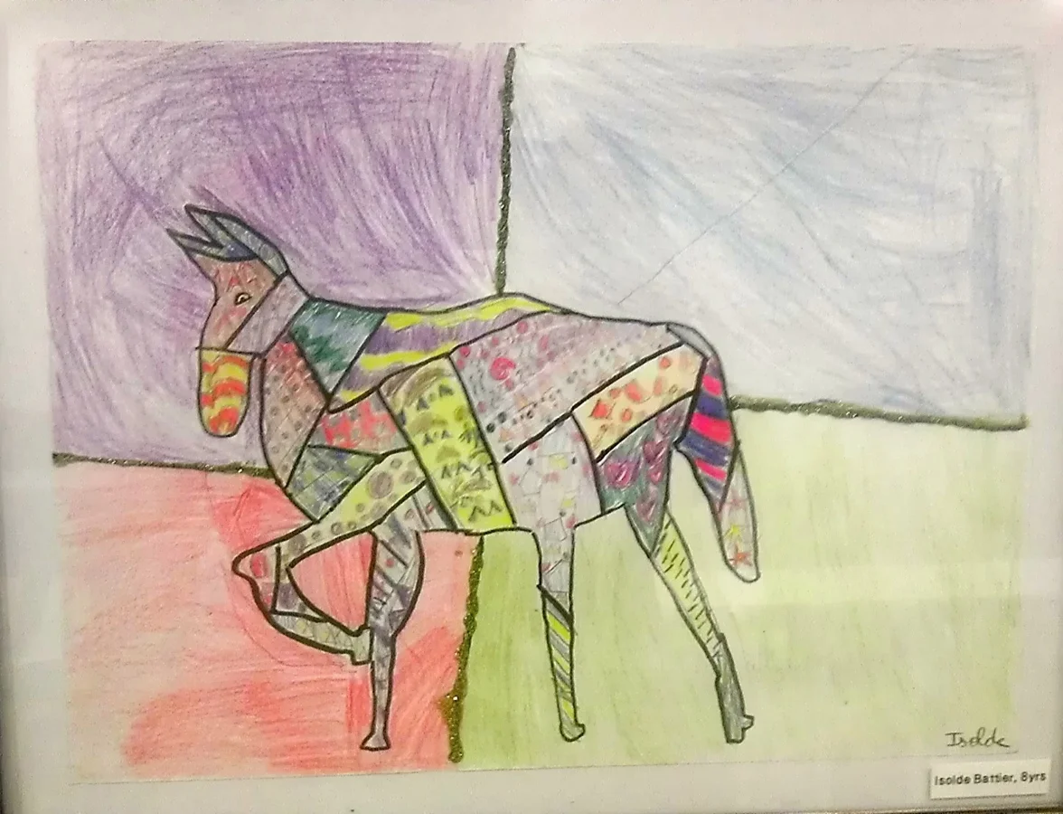 BY: ISOLDE BATTER, AGE 8, COLOR PENCIL