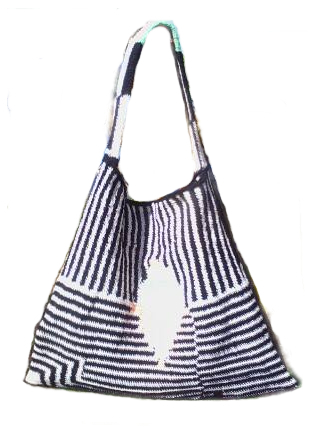'Bilum bags from Goroka women weavers' 2014 Natural and acrylic fibre. 