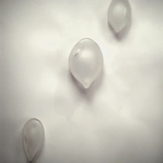 'Architecture for bees' 2014 Handblown sandblasted NASA glass.