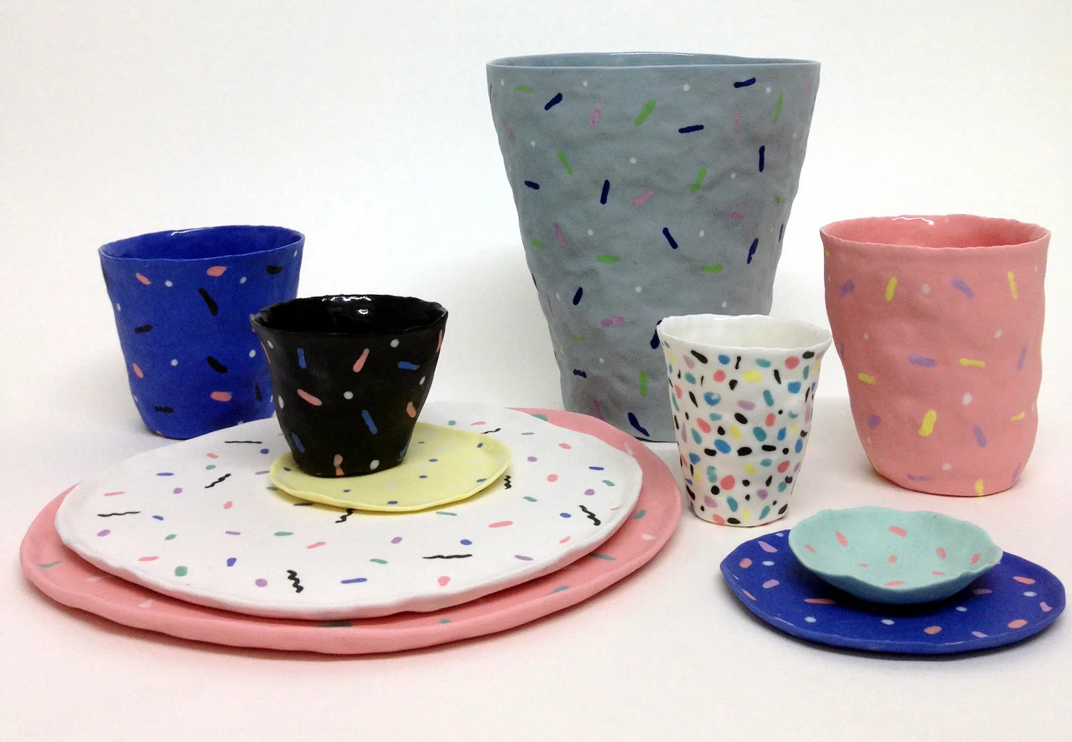 'Porcelain arrangement for your excited pets to knock over' 2014 Ceramic. 