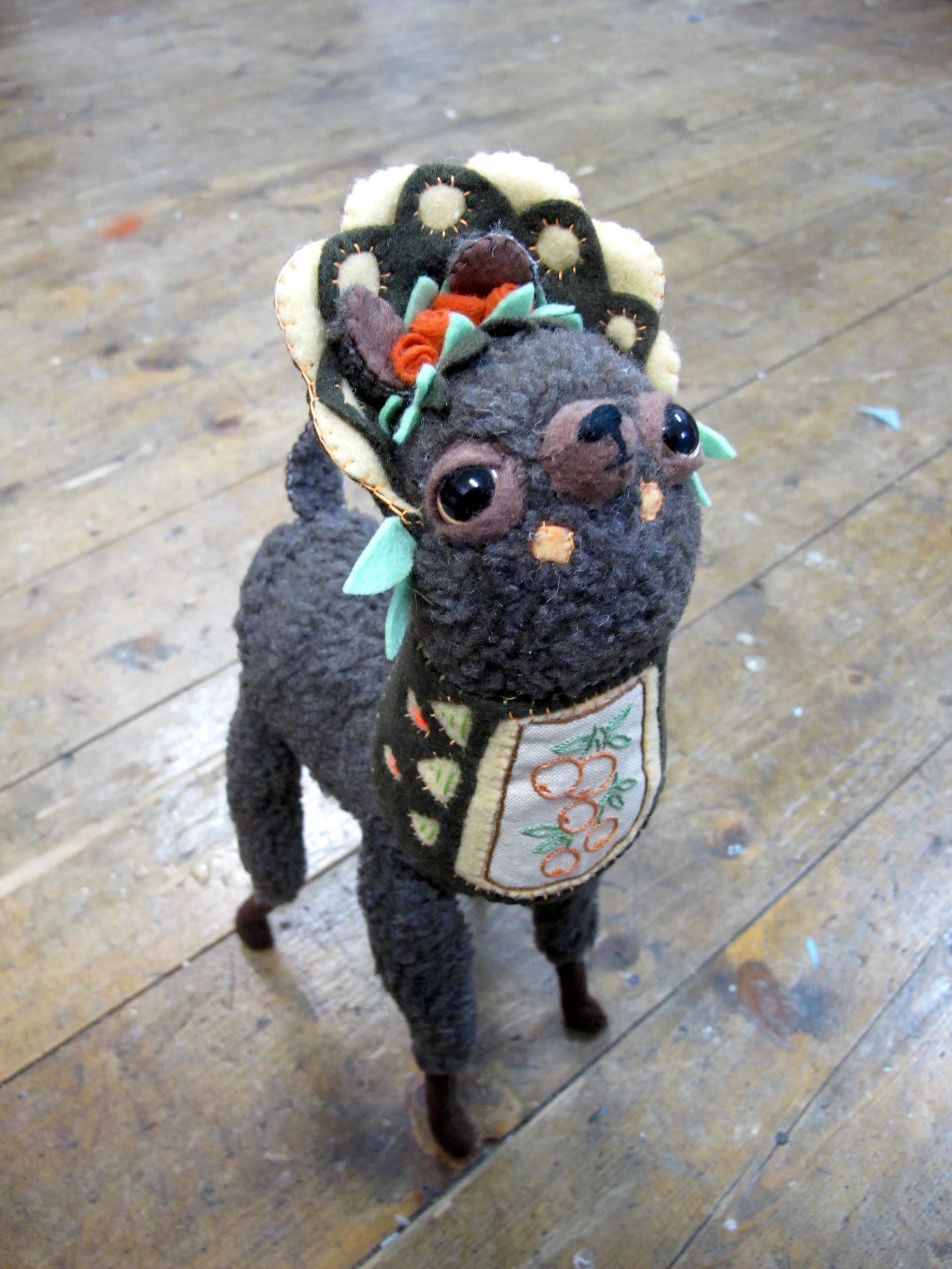 'Let's Worship Animals Instead' 2014 Soft sculpture. Mixed media.