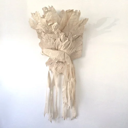 Toile of a Staghorn. 2016. Unbleached calico, glues.