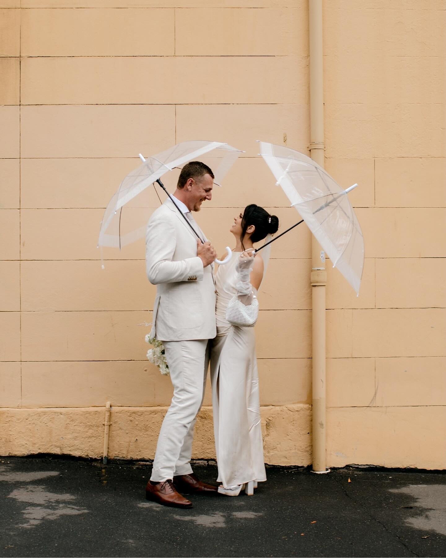 On this rainy day I&rsquo;m dreaming back to Jade &amp; Jason&rsquo;s intimate inner city wedding 🌧️ They celebrated with their closest family including their two beautiful children who were stoked to see mum and dad finally get married! 

Intimacy 