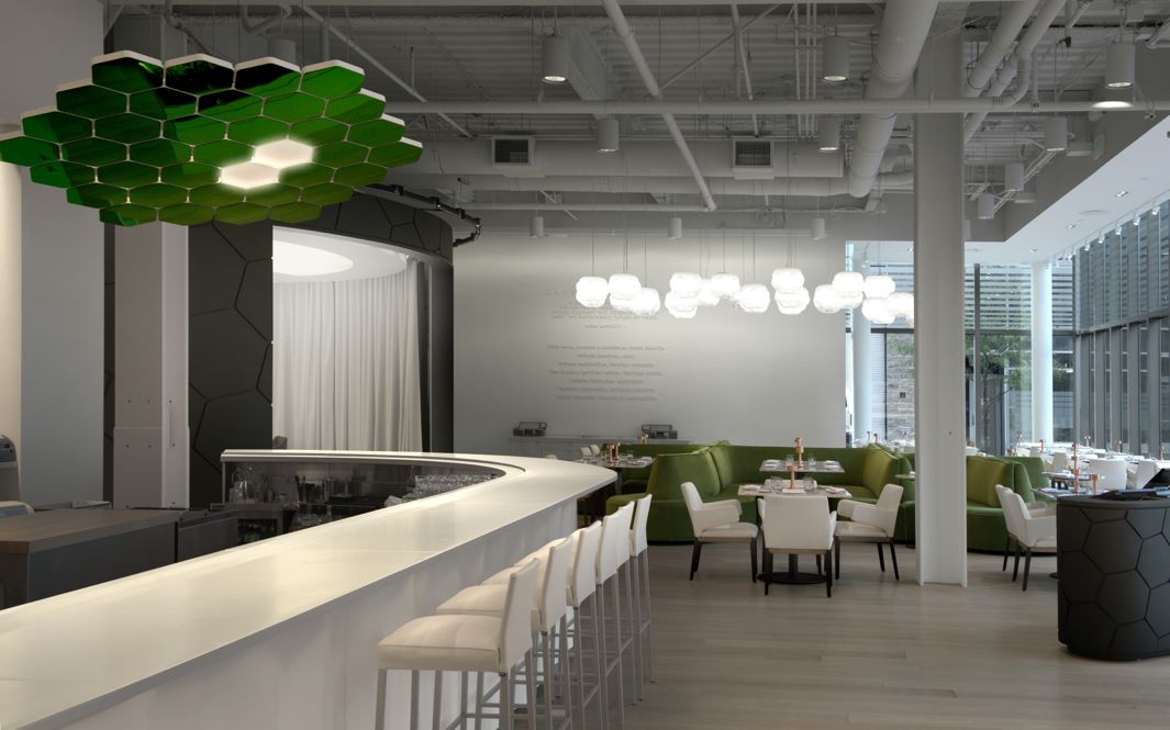 Cafe ArtScience. Image from Slate, where you can also find a review.