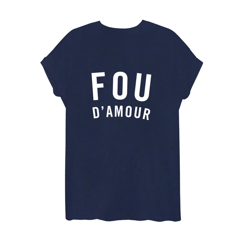 T-shirt Fou D'Amour Marine