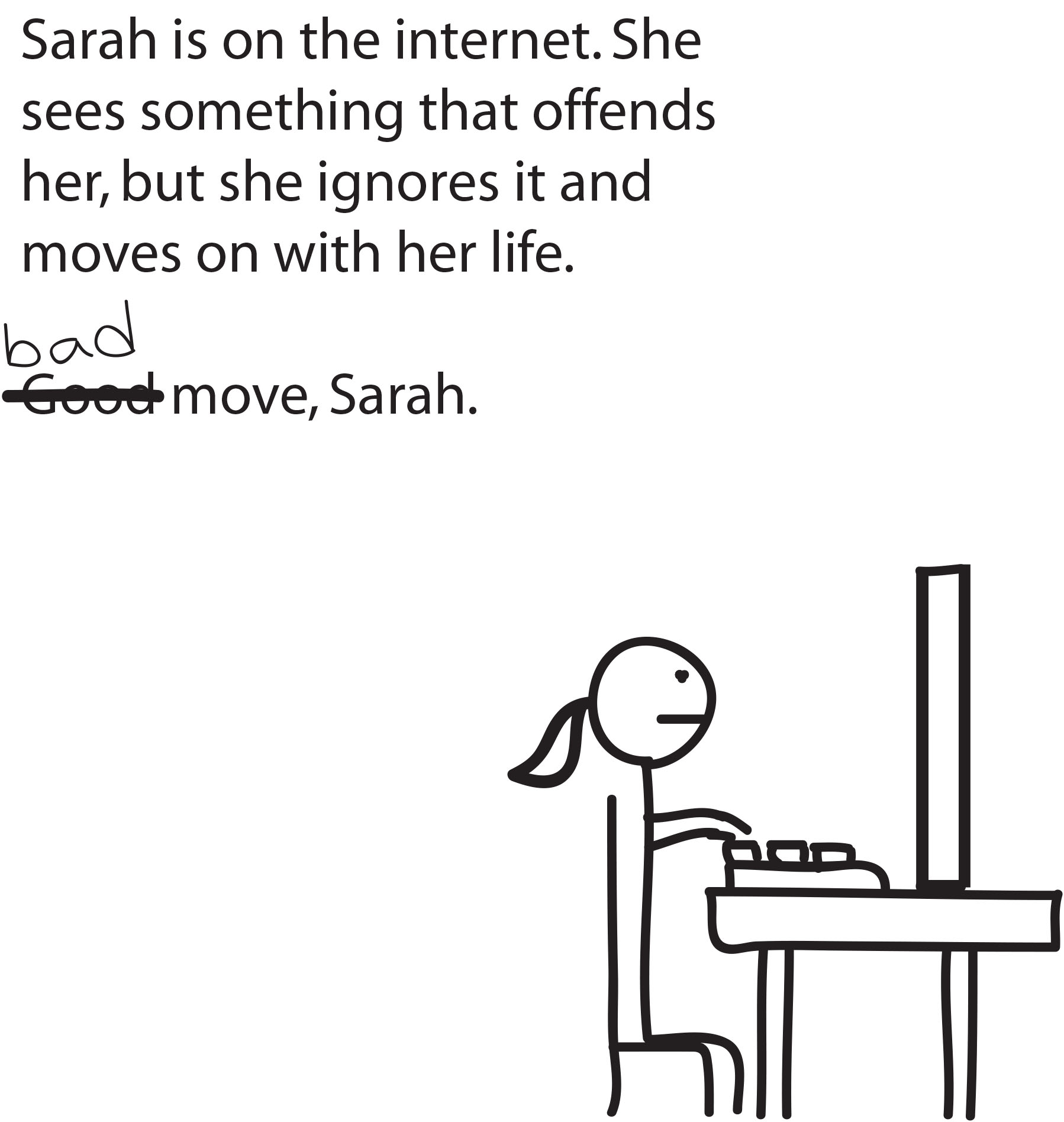 My take on the post I saw.