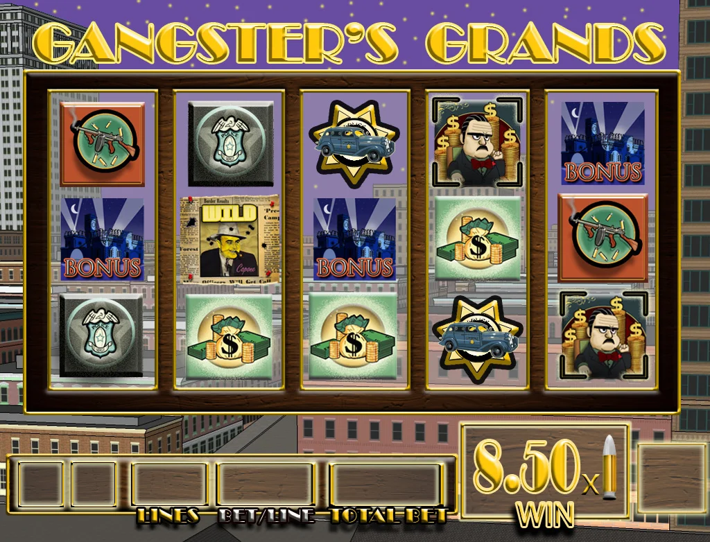 Gangster's Grands Slot Machine 