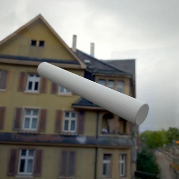 The model rendered with the HDRI environmental map.