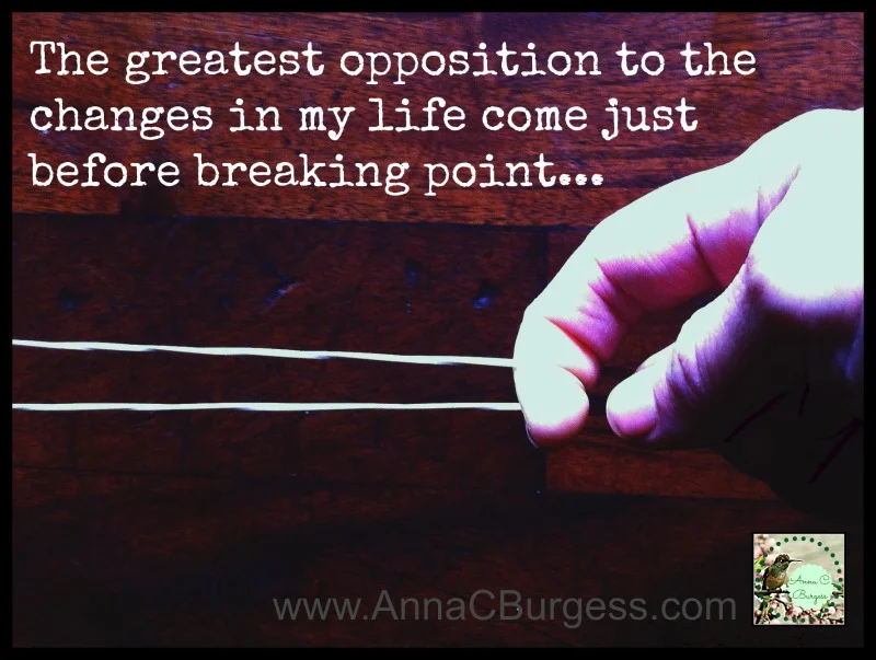 On the days I am an elastic band.