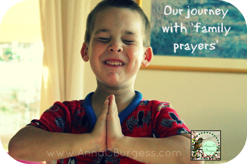 Our journey with 'family prayers'