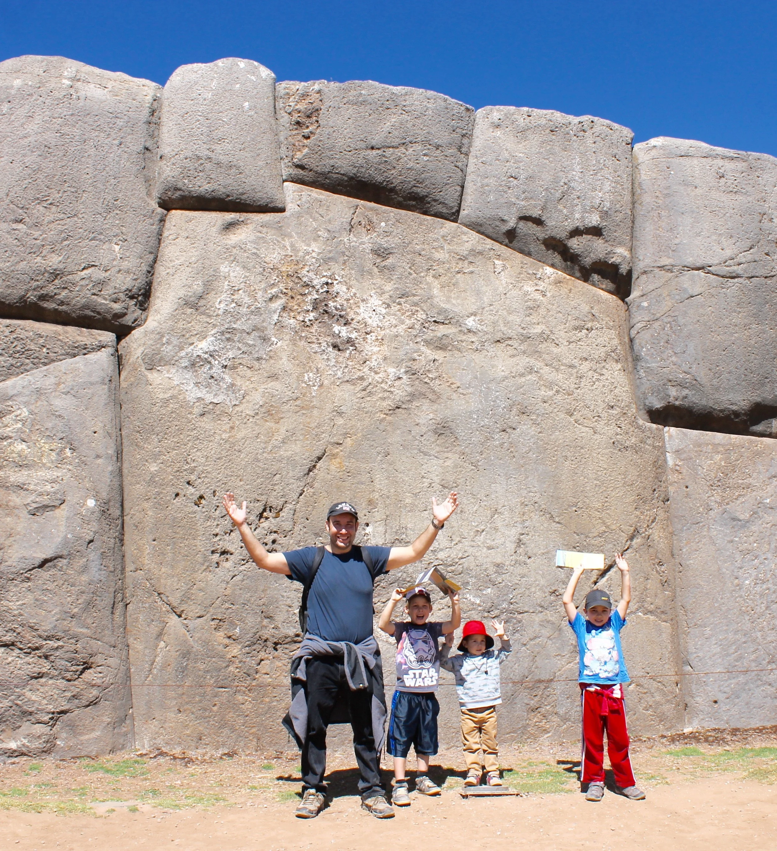 Finding rocks bigger than us: Sacsayhuaman with the kids