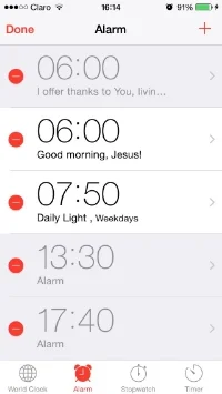 Good morning, Jesus, what are your plans for today?! 