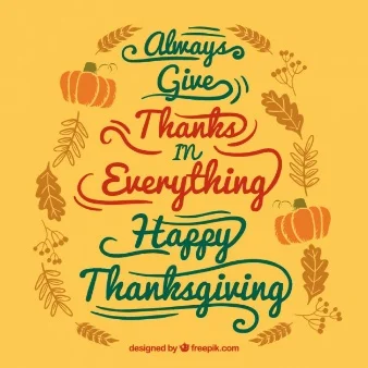 What I didn't realize about Thanksgiving... 