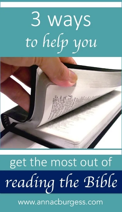 Want to be freshly inspired to read your Bible? Click the link to get 3 pointers to get you on your way! #biblestudy #biblehelps #biblereading