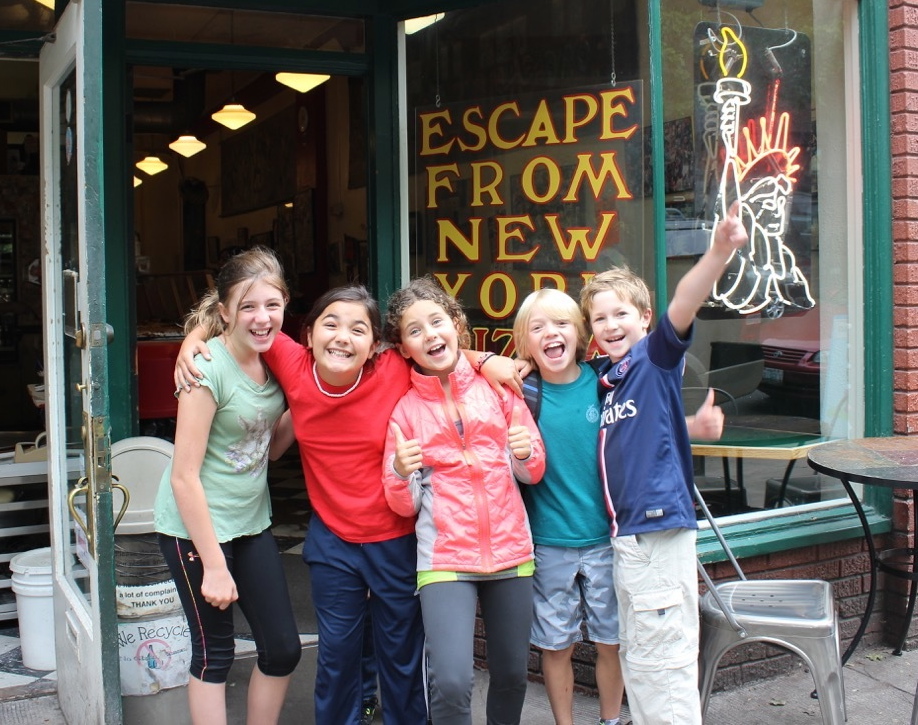 We started the tour at Escape From New York , the first slice shop in Portland. The Fried Eagle crew enjoyed some classic New York slices from a true Portland pizza landmark.