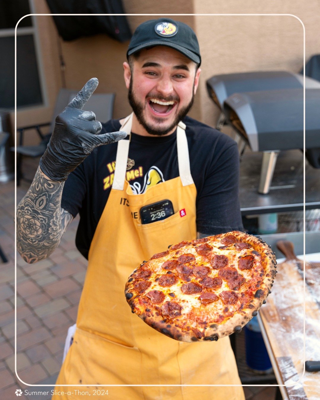 Big round of applause to the iconic pizza maker from Gilbert, AZ: @itszatime 🍕👏 Their tasty homemade pizza helped raise funds for hunger relief at last year’s #SummerSliceAThon! Together, we fueled #PieItForward deliveries to those in need na