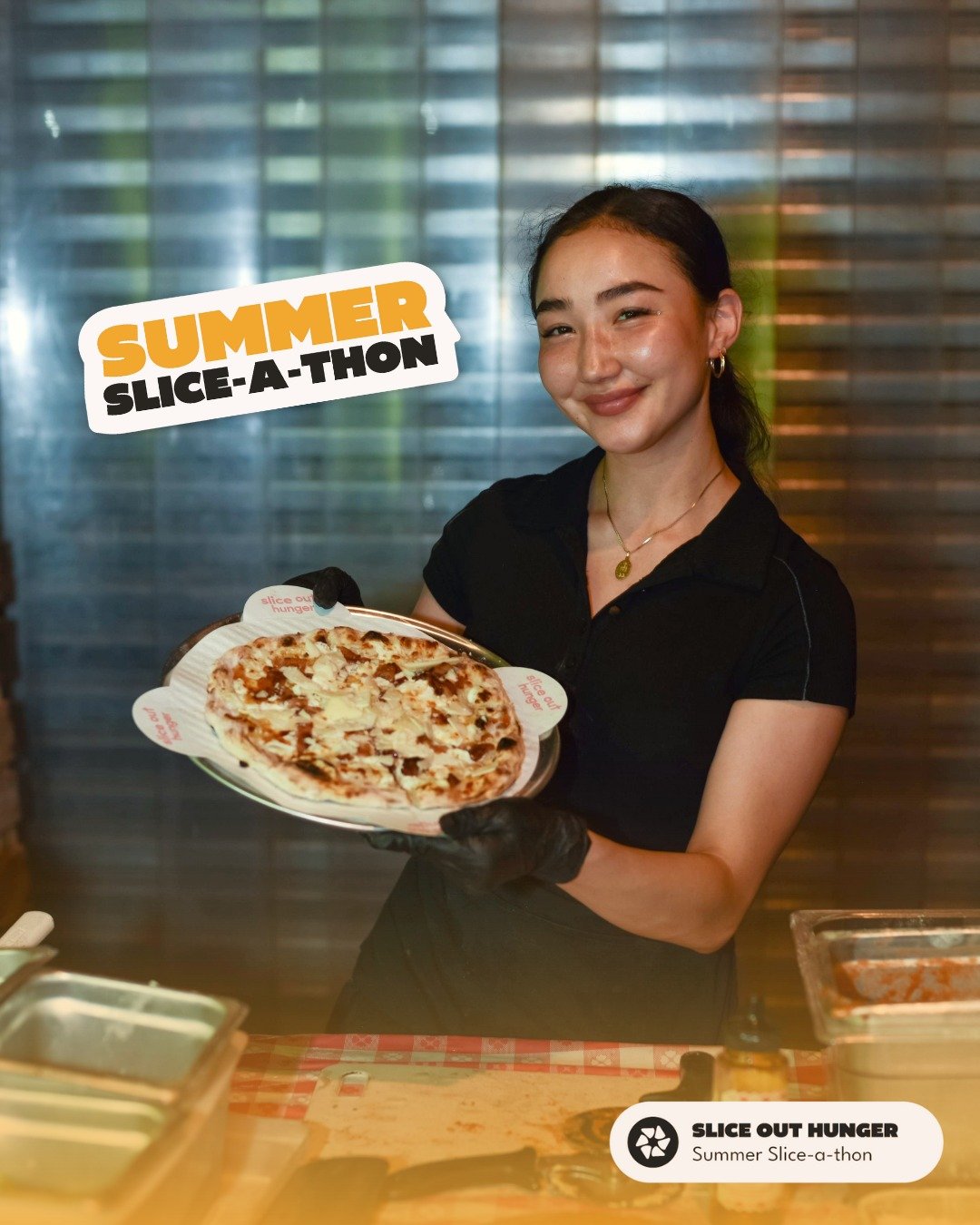 Don’t get left out! Pizzerias can still fight hunger with us this summer☀️🍕 How? By inviting a local home pizza maker to host a #SummerSliceathon pop-up at your pizzeria to support #SliceOutHunger!
It’s a great opportunity to support l