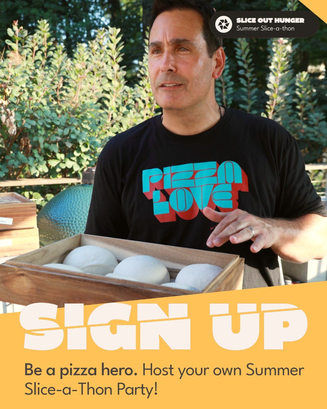 Ready to be a pizza hero 🍕🦸 in your community? This #SummerSliceathon, use your home pizza-making skills to do good!
Host a pizza party or pop-up to raise funds for our #PieItForward program anytime, July-Sept🧡
100% of the funds you raise will