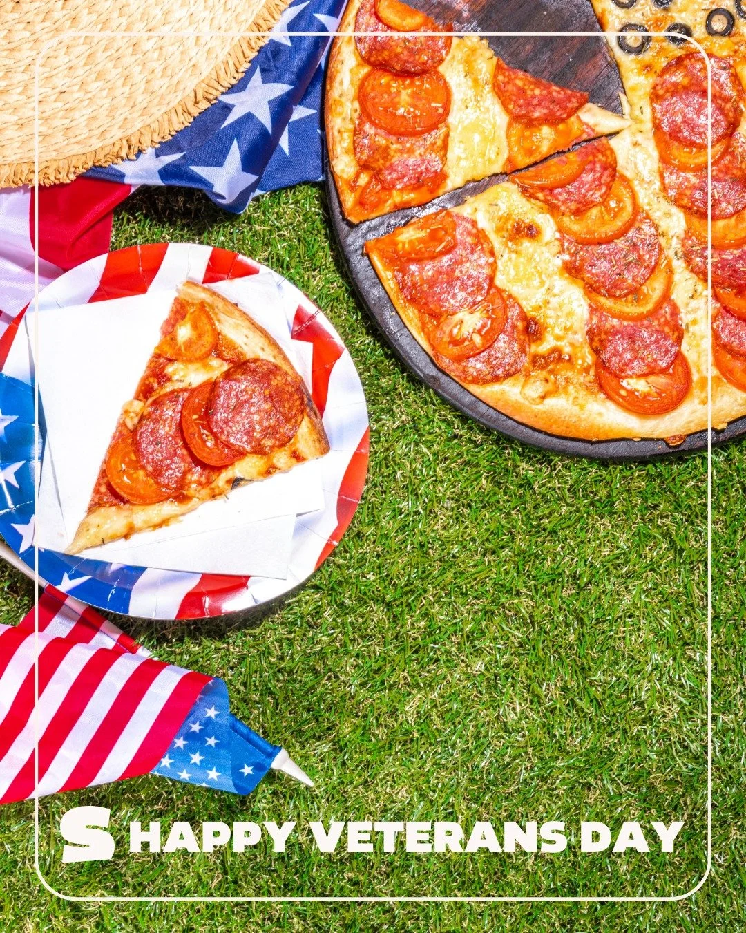 Happy #VeteransDay from all of us here at #SliceOutHunger! 

Today, we&rsquo;re honoring every veteran who served &amp; sending every one of these heroes a slice of #PizzaLove🧡 

Join us &amp; remember to #PieItForward to your local veterans today🙌
