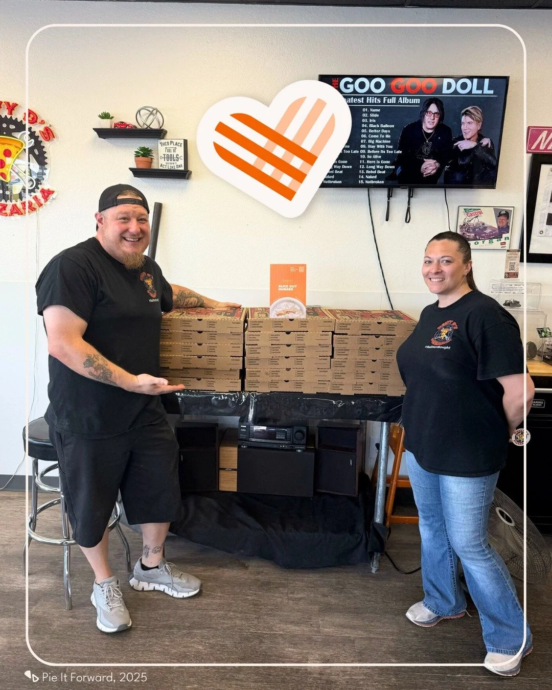 Shoutout to every #PizzaLover who helped raise dough this #GivingTuesday! With your donations, we got closer to raising $10k by the end of the year🙌 

Hitting this goal ensures we can keep the #Pizza4Good🍕 ovens on and #SliceOutHunger more than eve